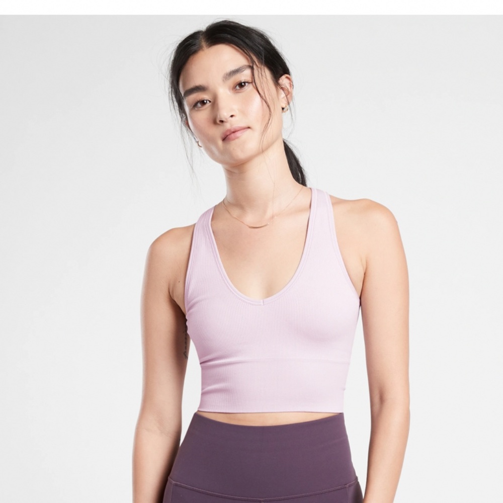 Light purple cropped tanktop